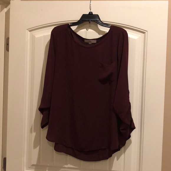 LOFT Tops - LOFT  LS Boudreaux  color tunic top